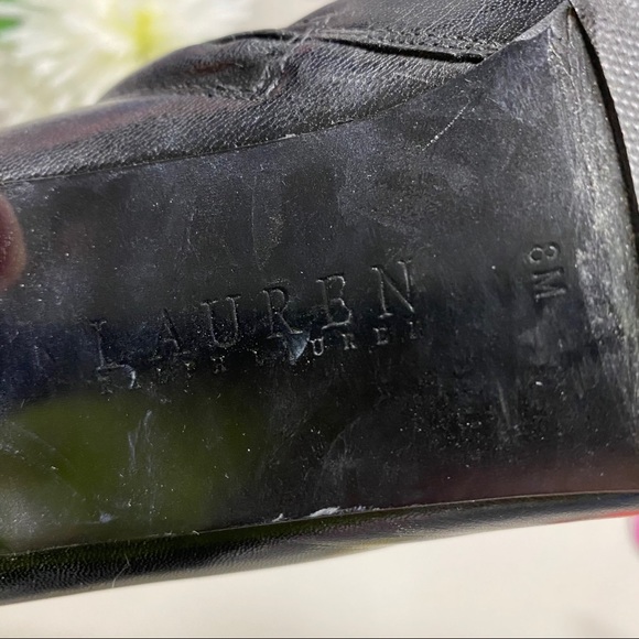 LRL Ralph Lauren Black Zip Ankle Booties Vibram - Picture 8 of 8